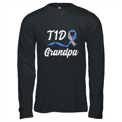 T1D Grandpa Type 1 Diabetes Awareness Gift T-Shirt & Hoodie | Teecentury.com