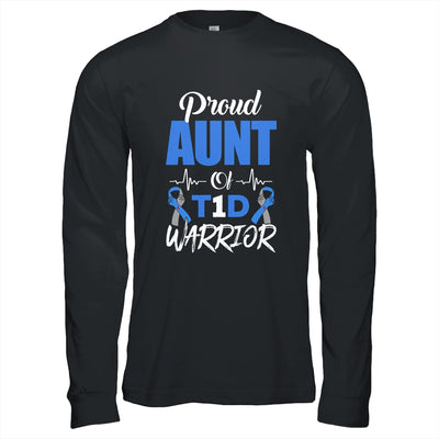 T1D Proud Aunt Diabetes Awareness Type 1 Insulin Pancreas T-Shirt & Hoodie | Teecentury.com