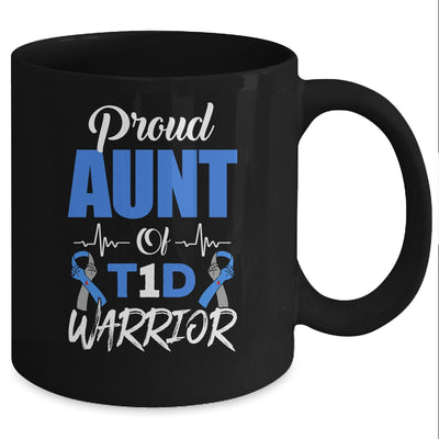 T1D Proud Aunt Diabetes Awareness Type 1 Insulin Pancreas Mug Coffee Mug | Teecentury.com