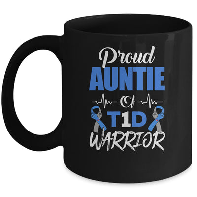 T1D Proud Auntie Diabetes Awareness Type 1 Insulin Pancreas Mug Coffee Mug | Teecentury.com