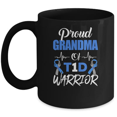 T1D Proud Grandma Diabetes Awareness Type 1 Insulin Pancreas Mug Coffee Mug | Teecentury.com