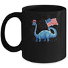 T Rex American Flag 4th Of July Funny Dinosaur Boys Kids Mug Coffee Mug | Teecentury.com