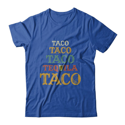 Taco Tequila Retro Cinco De Mayo Mexican Food Drinking T-Shirt & Tank Top | Teecentury.com