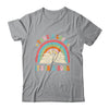 Take A Look It's In A Book Lover Reading Groovy Rainbow Shirt & Tank Top | teecentury