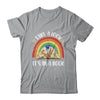 Take A Look It's In A Book Lover Reading Vintage Rainbow Shirt & Tank Top | teecentury