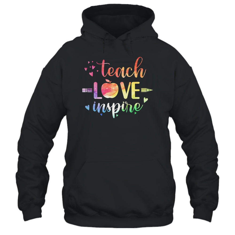 Teach Love Inspire Teacher Appreciation Gifts T-Shirt & Hoodie | Teecentury.com