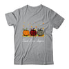 Teach Love Inspire Teacher Autumn Fall Pumpkin Leopard T-Shirt & Hoodie | Teecentury.com