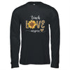 Teach Love Inspire Teacher Cute Sunflower Leopard Cheetah T-Shirt & Hoodie | Teecentury.com