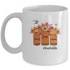 Teach Love Inspire Teacher Life Autumn Bottles Fall Mug Coffee Mug | Teecentury.com