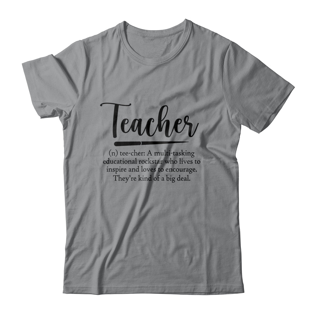 Teacher A Multi Tasking Educational Rockstar Funny T-Shirt & Hoodie | Teecentury.com