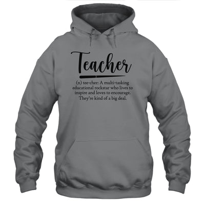 Teacher A Multi Tasking Educational Rockstar Funny T-Shirt & Hoodie | Teecentury.com