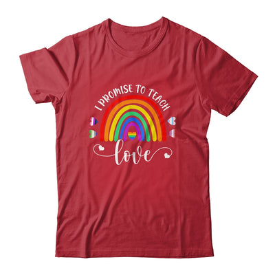 Teacher LGBT Teaching Love Rainbow Pride Month Shirt & Tank Top | teecentury