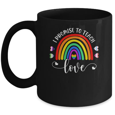 Teacher LGBT Teaching Love Rainbow Pride Month Mug | teecentury