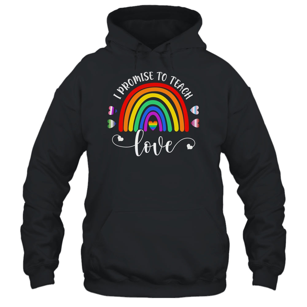 Teacher LGBT Teaching Love Rainbow Pride Month Shirt & Tank Top | teecentury