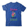 Teacher Off Duty Last Day Of School Teacher Flamingo Summer T-Shirt & Tank Top | Teecentury.com