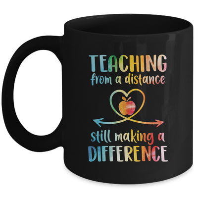 Teaching From Distance Making Difference Virtual Teacher Gifts Mug Coffee Mug | Teecentury.com