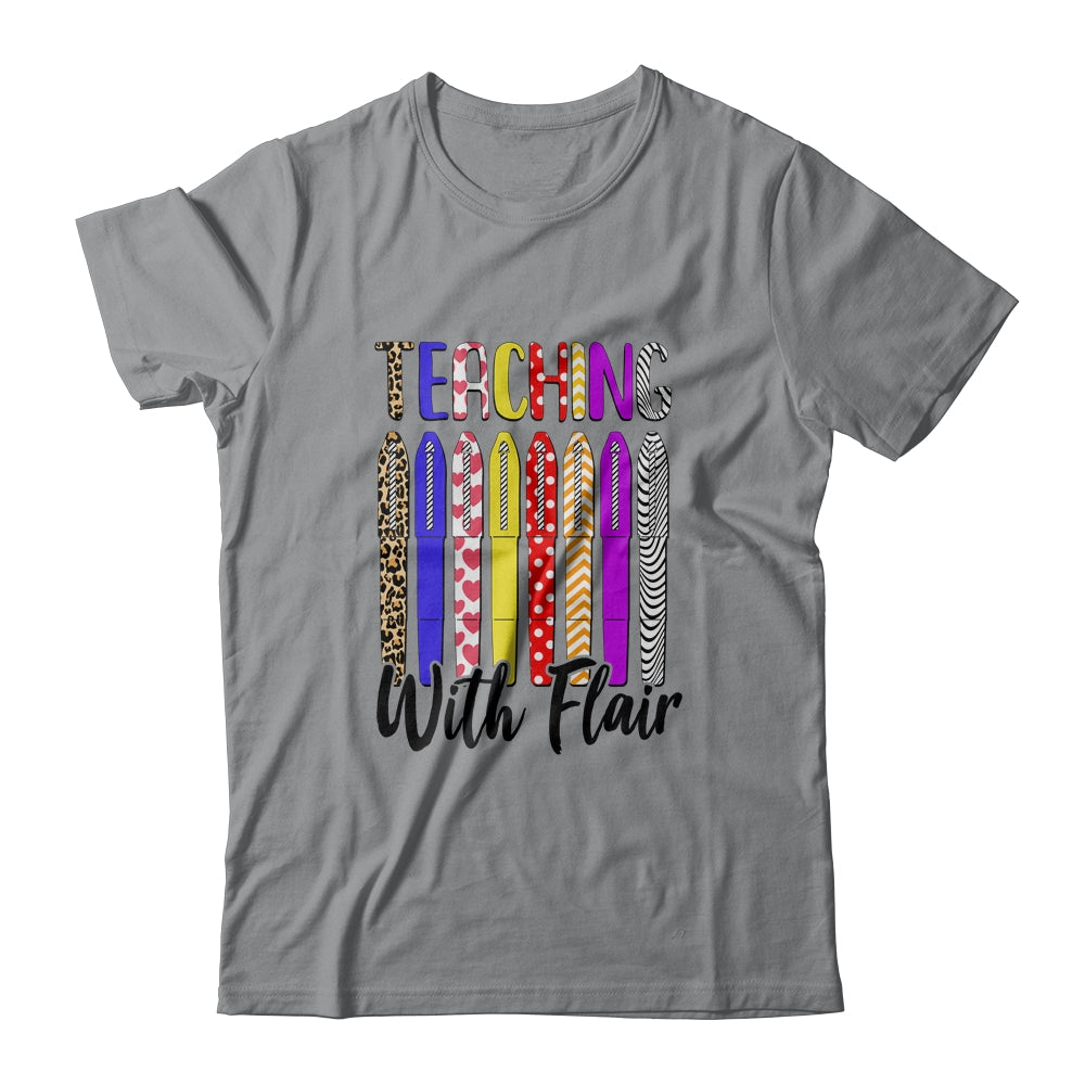 Teaching With Flair Teacher Gifts T-Shirt & Hoodie | Teecentury.com