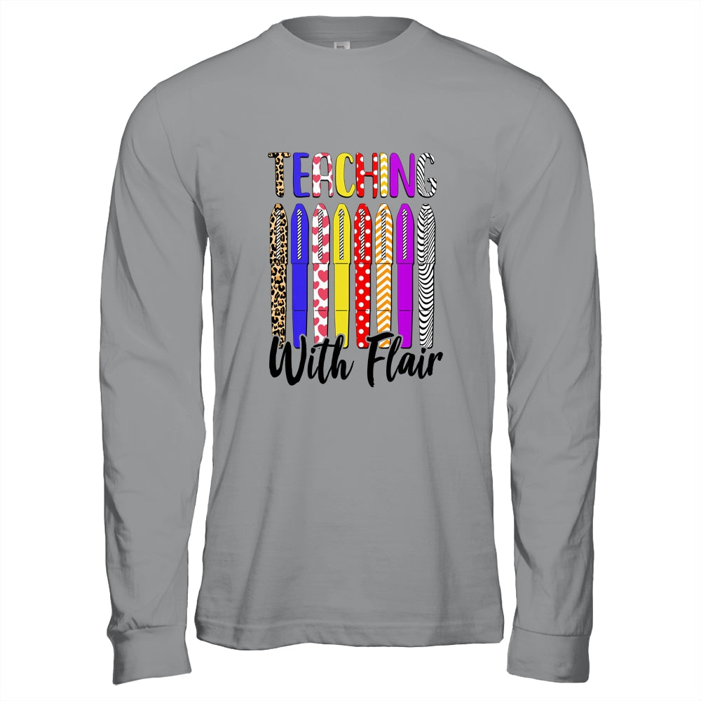 Teaching With Flair Teacher Gifts T-Shirt & Hoodie | Teecentury.com
