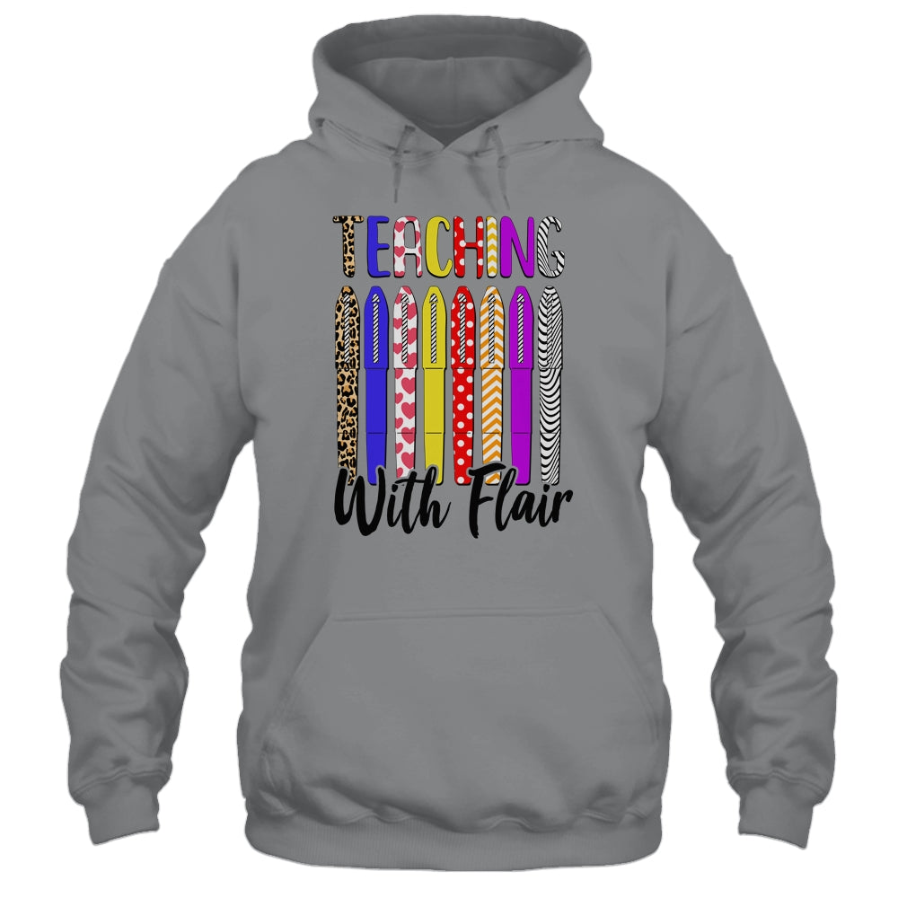 Teaching With Flair Teacher Gifts T-Shirt & Hoodie | Teecentury.com