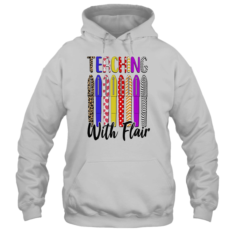 Teaching With Flair Teacher Gifts T-Shirt & Hoodie | Teecentury.com