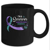 Teal Purple Butterfly I'm A Survivor Suicide Prevention Awareness Mug Coffee Mug | Teecentury.com