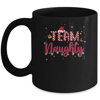 Team Naughty Christmas Funny Couple Matching Family Team Mug Coffee Mug | Teecentury.com