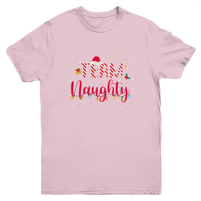 Team Naughty Christmas Funny Couple Matching Family Team Youth Youth Shirt | Teecentury.com