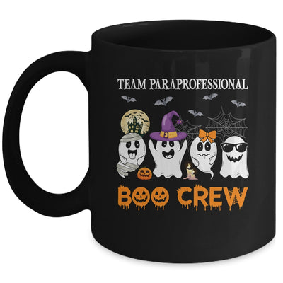 Team Paraprofessional Boo Crew Halloween Ghost Mug | teecentury