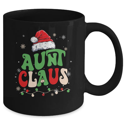 Team Santa Aunt Claus Elf Groovy Matching Family Christmas Mug | teecentury