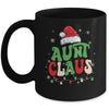 Team Santa Aunt Claus Elf Groovy Matching Family Christmas Mug | teecentury