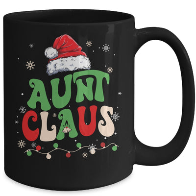Team Santa Aunt Claus Elf Groovy Matching Family Christmas Mug | teecentury