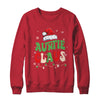 Team Santa Auntie Claus Elf Groovy Matching Family Christmas Shirt & Sweatshirt | teecentury