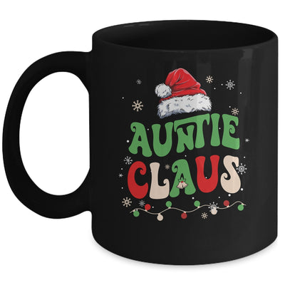 Team Santa Auntie Claus Elf Groovy Matching Family Christmas Mug | teecentury