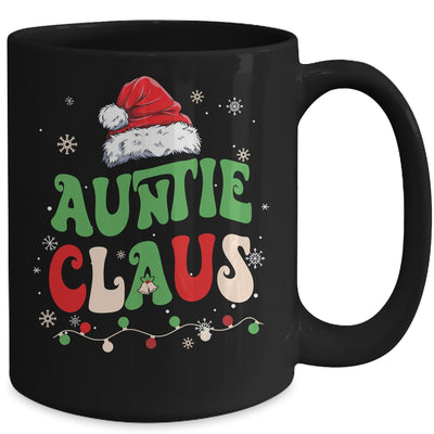 Team Santa Auntie Claus Elf Groovy Matching Family Christmas Mug | teecentury