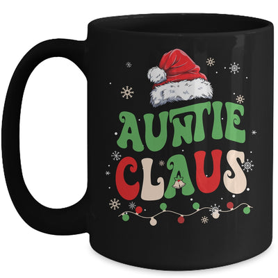 Team Santa Auntie Claus Elf Groovy Matching Family Christmas Mug | teecentury