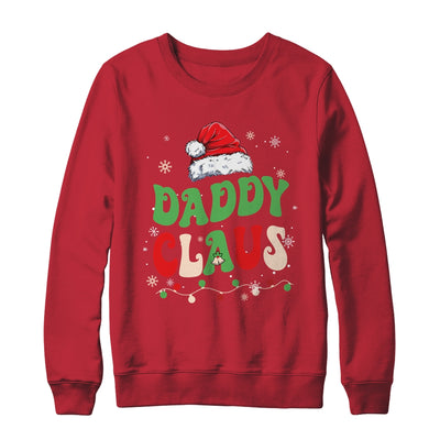 Team Santa Daddy Claus Elf Groovy Matching Family Christmas Shirt & Sweatshirt | teecentury