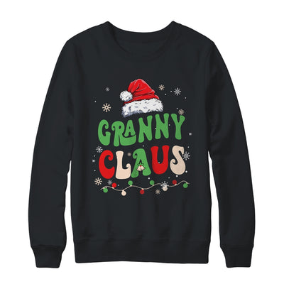 Team Santa Granny Claus Elf Groovy Matching Family Christmas Shirt & Sweatshirt | teecentury