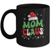 Team Santa Mom Claus Elf Groovy Matching Family Christmas Mug | teecentury