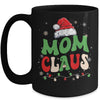 Team Santa Mom Claus Elf Groovy Matching Family Christmas Mug | teecentury