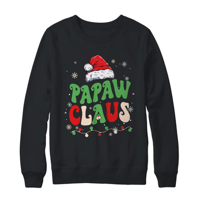 Team Santa PaPaw Claus Elf Groovy Matching Family Christmas Shirt & Sweatshirt | teecentury