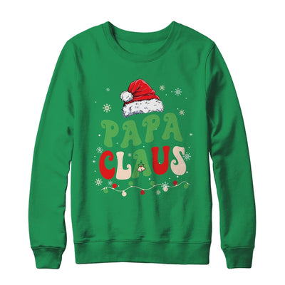 Team Santa Papa Claus Elf Groovy Matching Family Christmas Shirt & Sweatshirt | teecentury