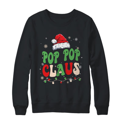 Team Santa Pop Pop Claus  Groovy Matching Family Christmas Shirt & Sweatshirt | teecentury
