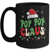 Team Santa Pop Pop Claus  Groovy Matching Family Christmas Mug | teecentury