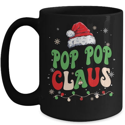 Team Santa Pop Pop Claus  Groovy Matching Family Christmas Mug | teecentury