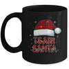 Team Santa Red Plaid Claus Hat Christmas Mug Coffee Mug | Teecentury.com