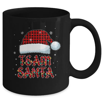 Team Santa Red Plaid Claus Hat Christmas Mug Coffee Mug | Teecentury.com