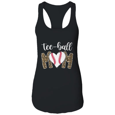 Teeball Mom Leopard Funny Tee-Ball Mom Mother's Day T-Shirt & Tank Top | Teecentury.com