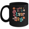Test Day Teacher Its Staar Day For Women Kids Groovy Mug | teecentury