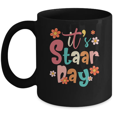 Test Day Teacher Its Staar Day For Women Kids Groovy Mug | teecentury