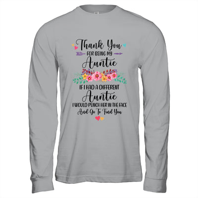 Thank You For Being My Auntie Gift T-Shirt & Hoodie | Teecentury.com